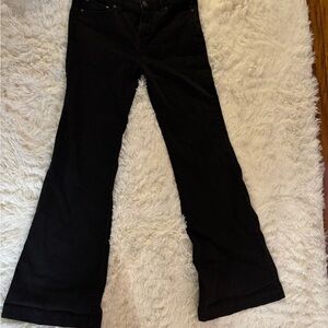 Free People Black Boot Cut Jeans